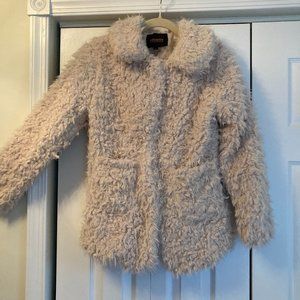 Ambiance Cream Teddy Jacket Size S